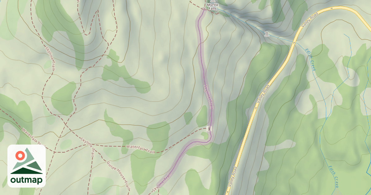 Map of Skyline Trail