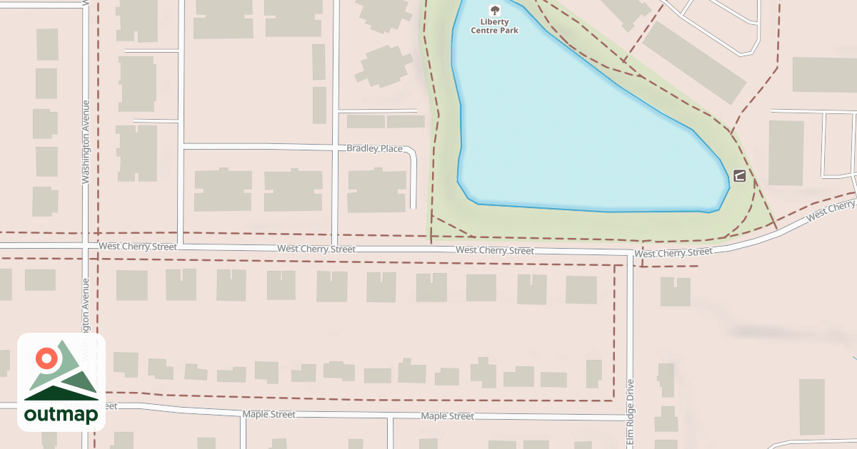 Map of North Ridge Trail