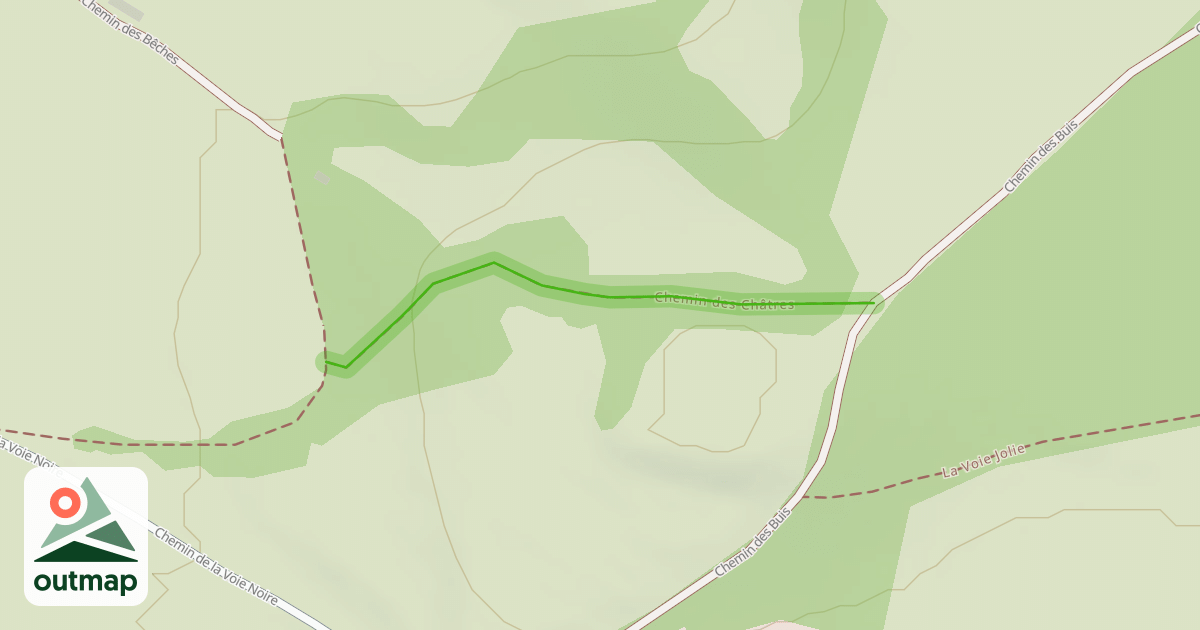 Map of Chemin des Châtres