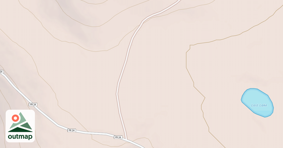 Map of LOST BEAR TS.