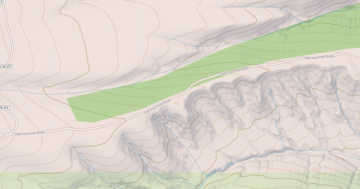 Map preview of EAST FOURMILE