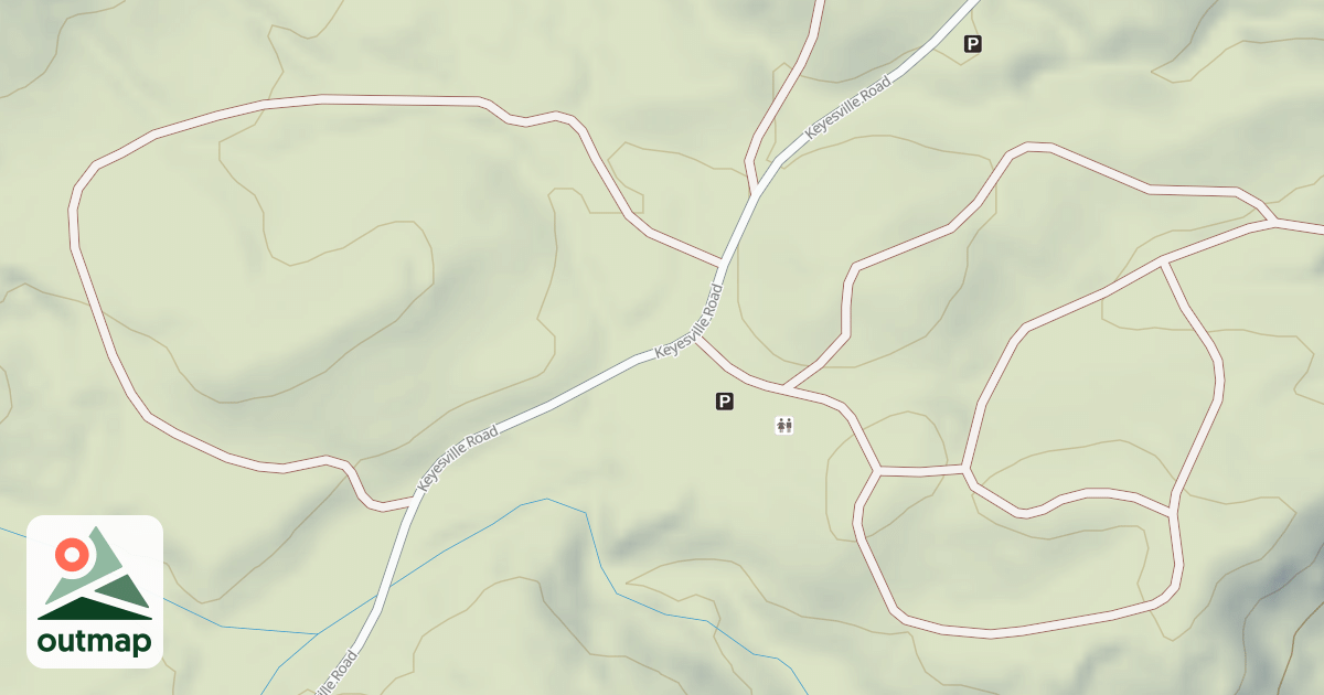 Map of 16070 Keyesville/blk Gulch Usgs Lake Isabel N