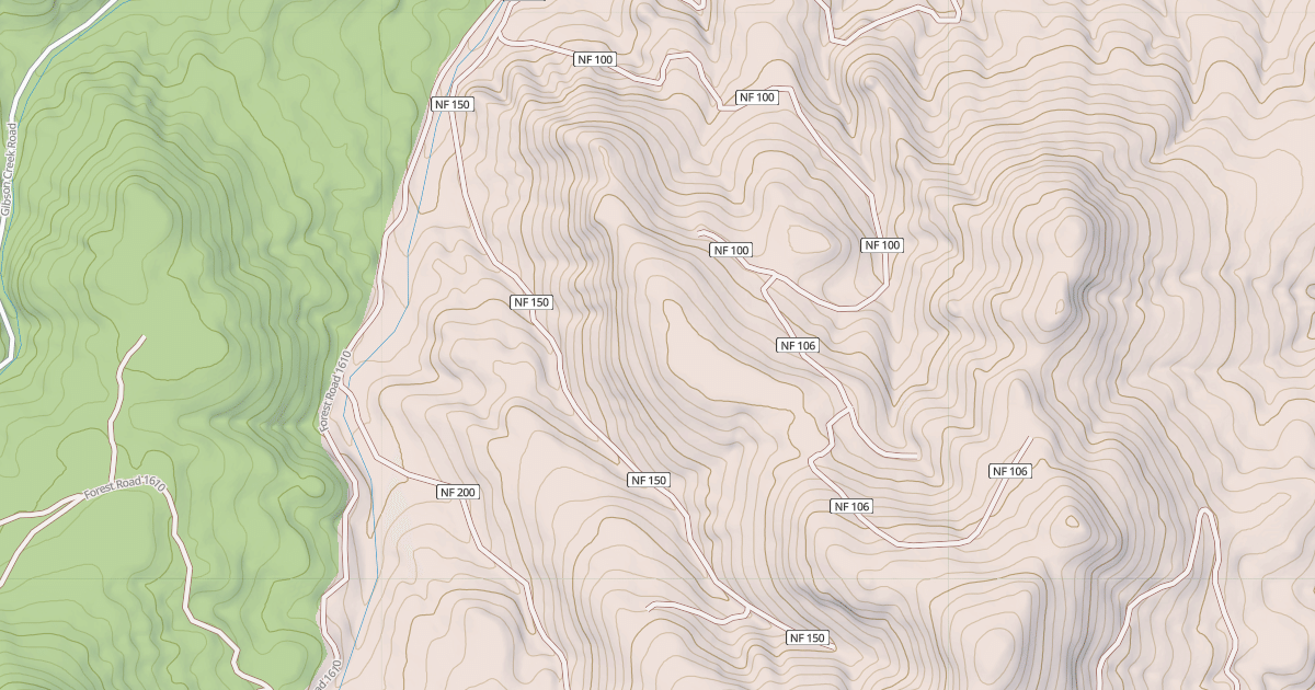 Map preview of USFS Motor Vehicle Use Map Roads {4175EAAC-0C74-485D-A05E-807182479199}