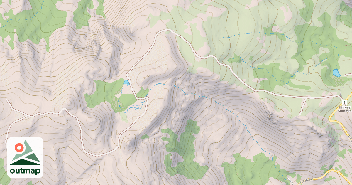 Map of GRANITE PEAK