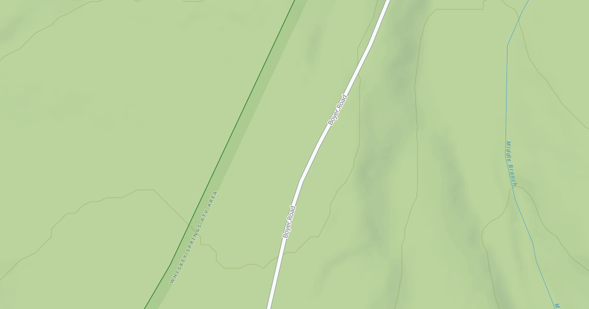Map preview of Whiskey Springs Trails