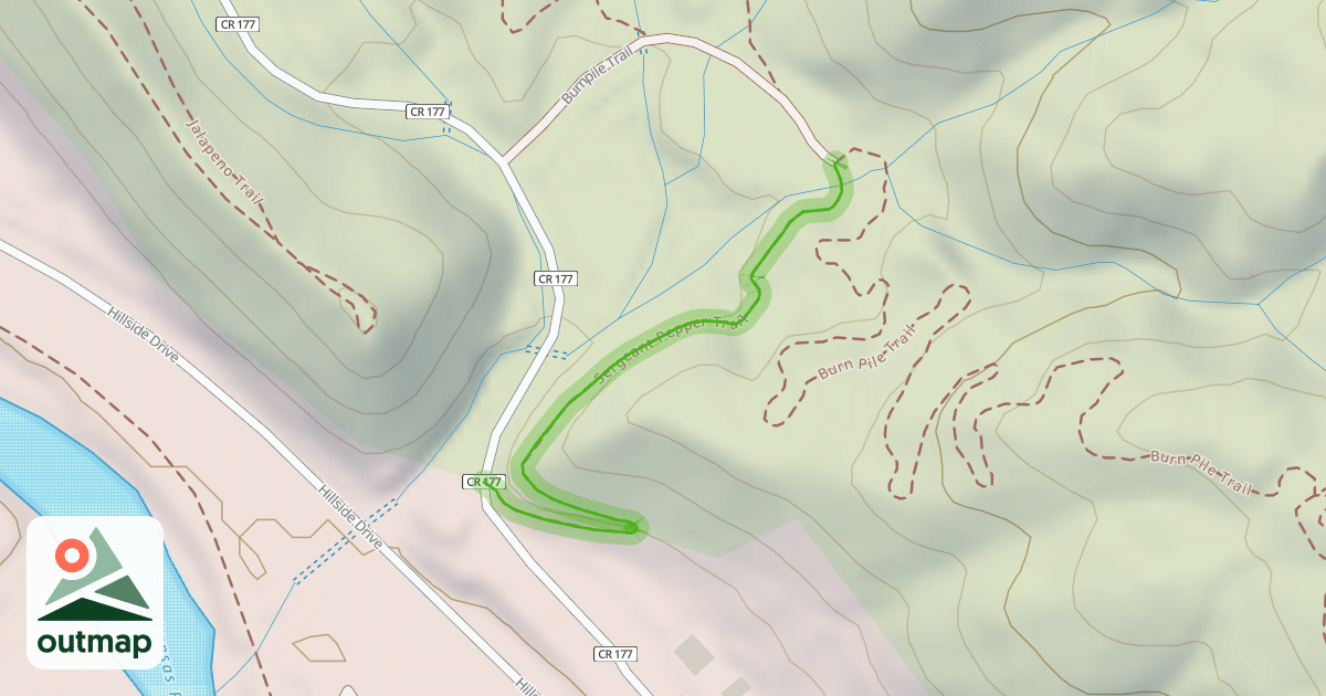 Map of Sergeant Pepper Trail