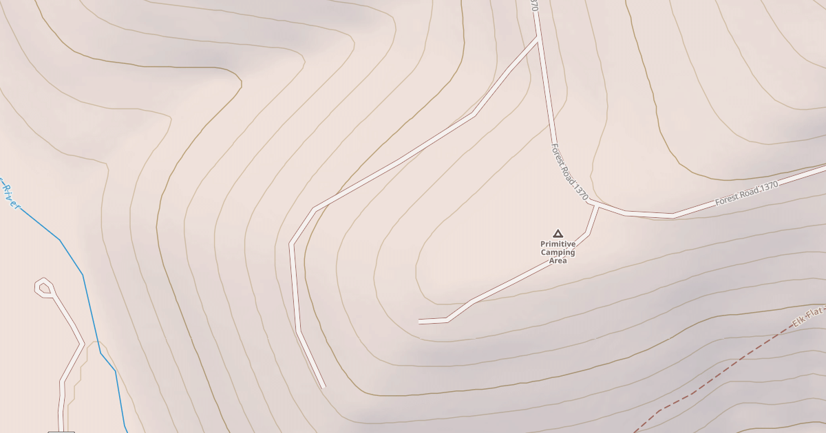 Map preview of USFS National Forest System Roads {024D2E8A-9974-406B-BE0A-A2896137FCCC}
