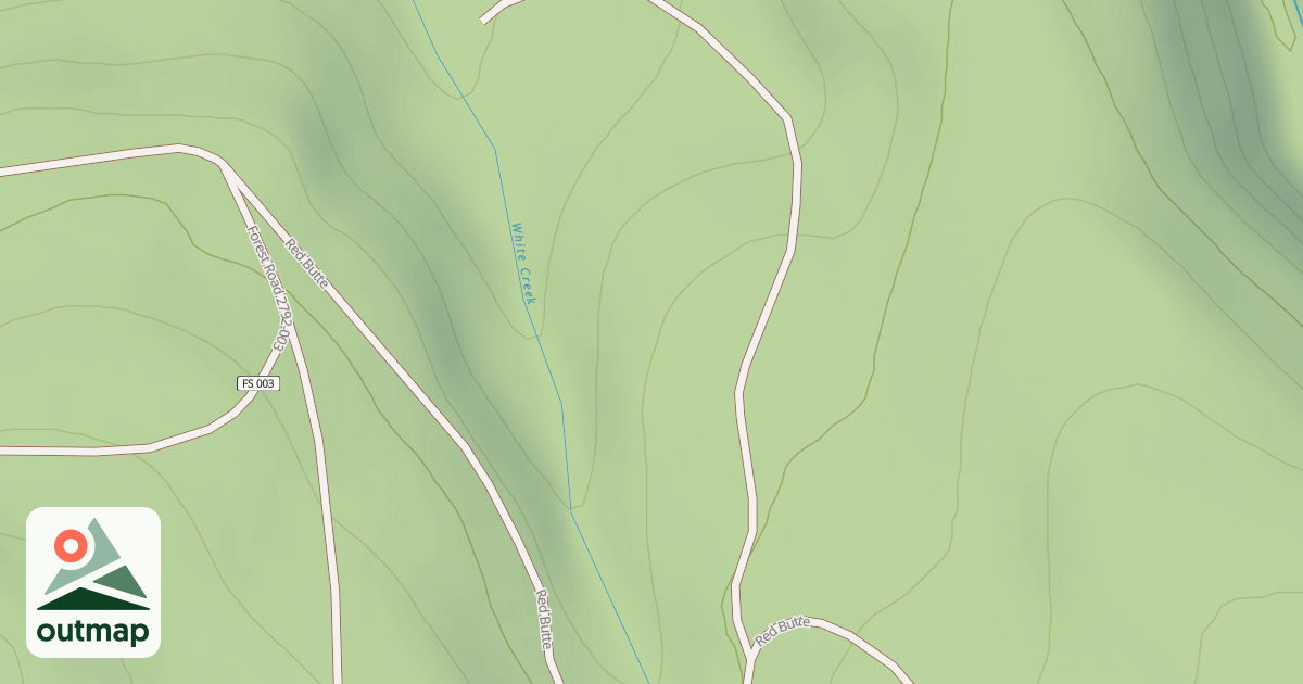 Map of CABIN FLAT
