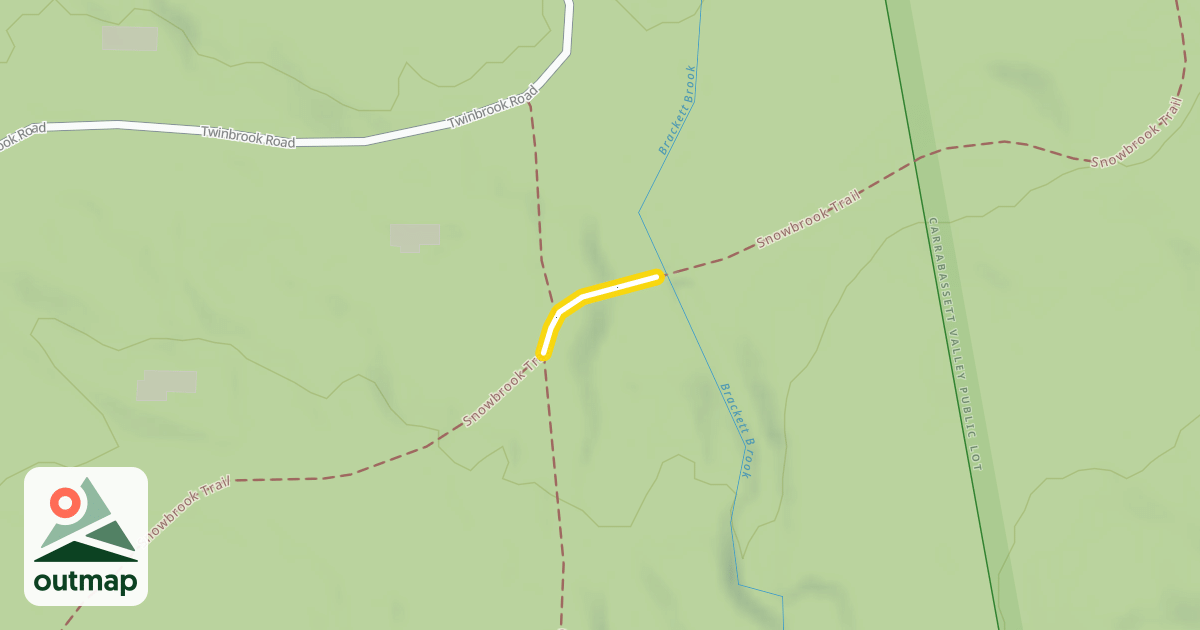 Map of Snowbrook Trail