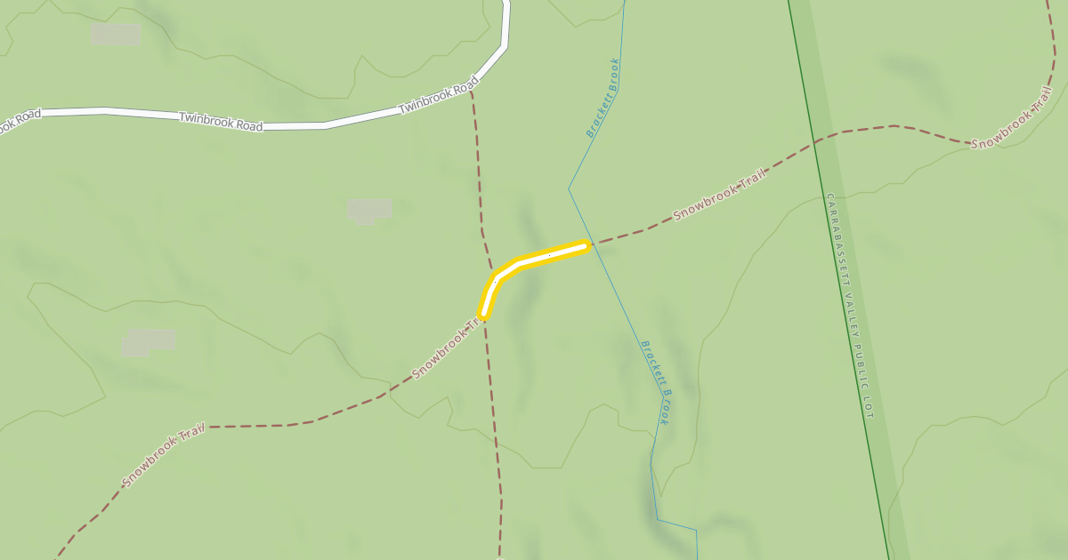 Map preview of Snowbrook Trail