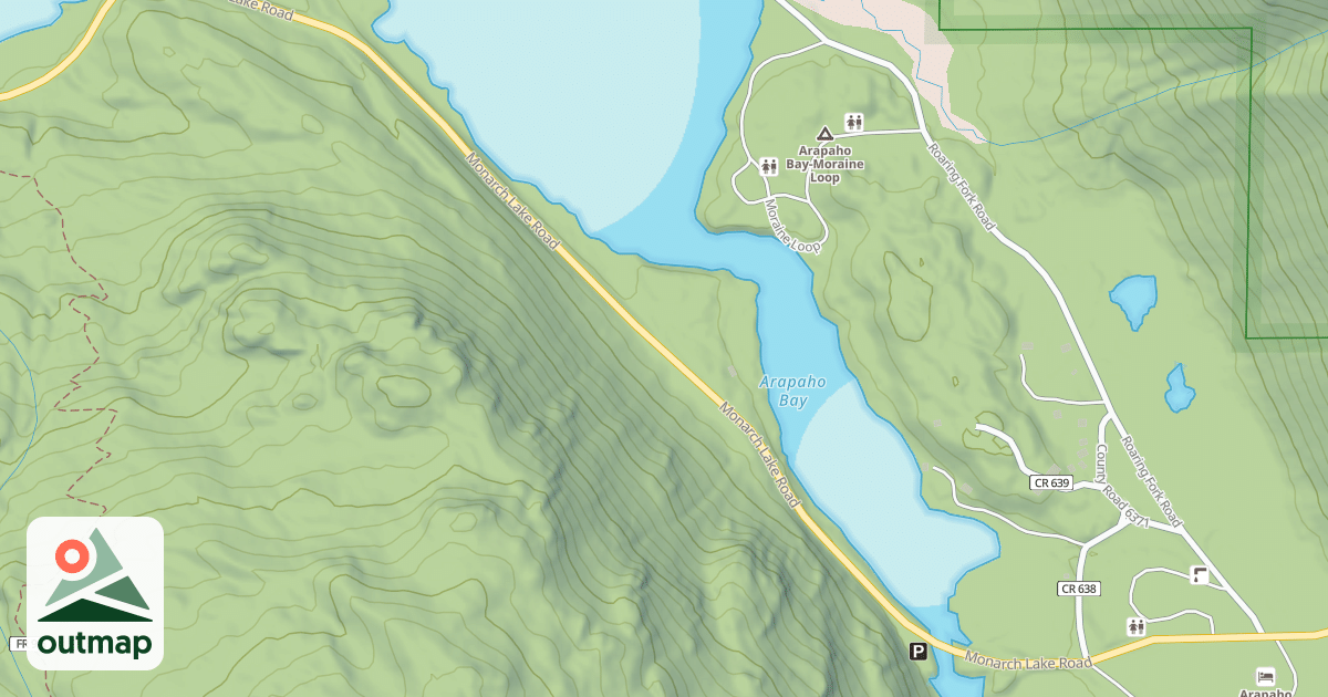 Map of ARAPAHO BAY