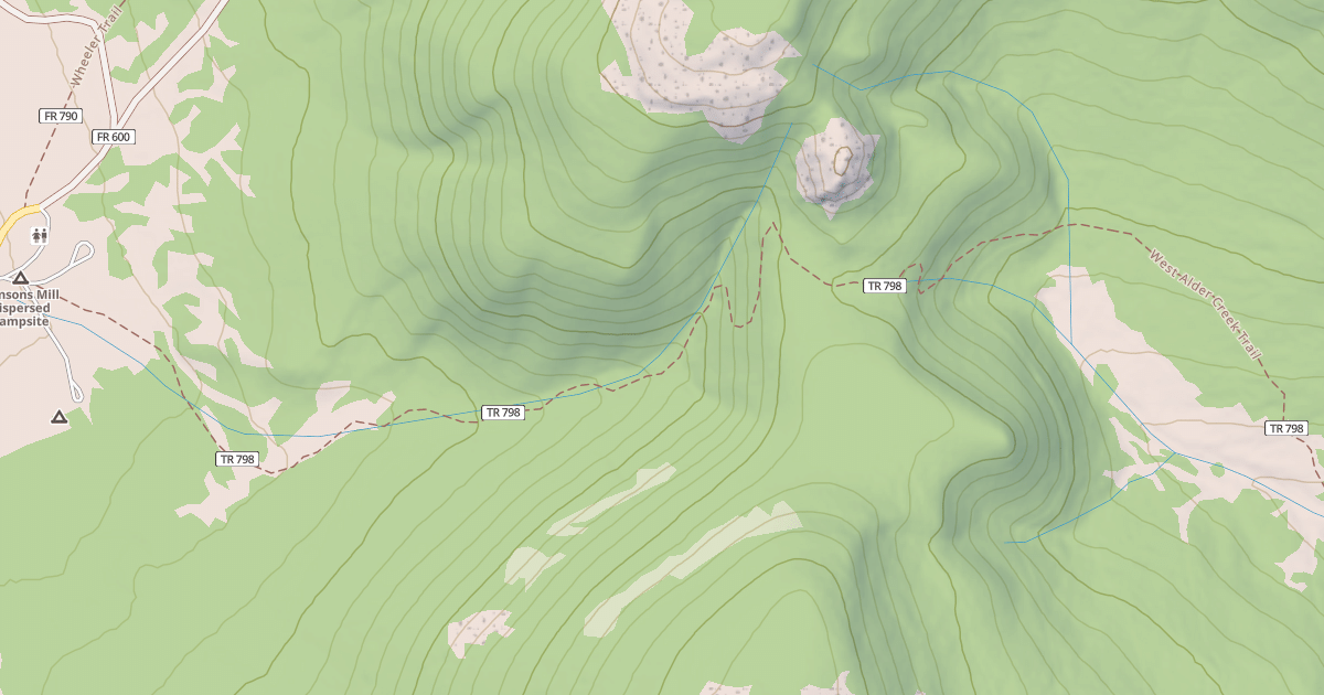 Map preview of WEST ALDER