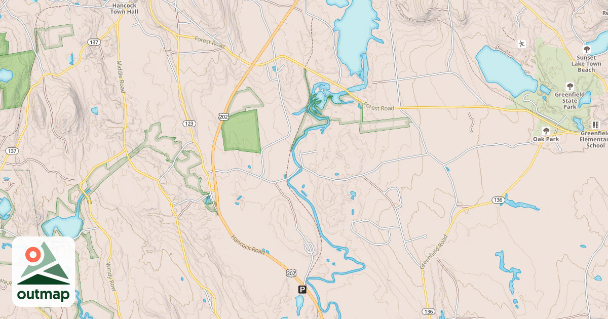 Map of Railroad Trail