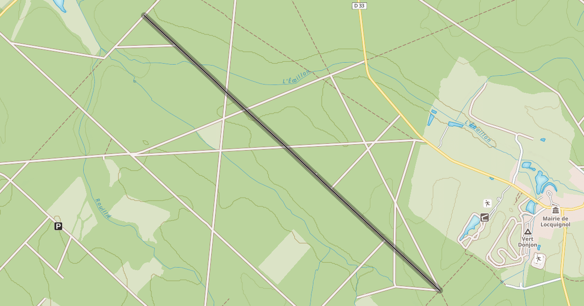 Map preview of Sentier de la Fontaine du Buttiau
