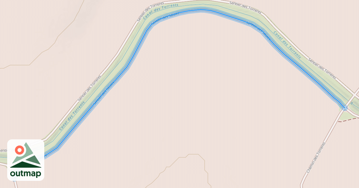 Map of Sentier des Saules