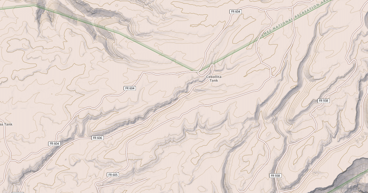 Map preview of HOLIDAY MESA