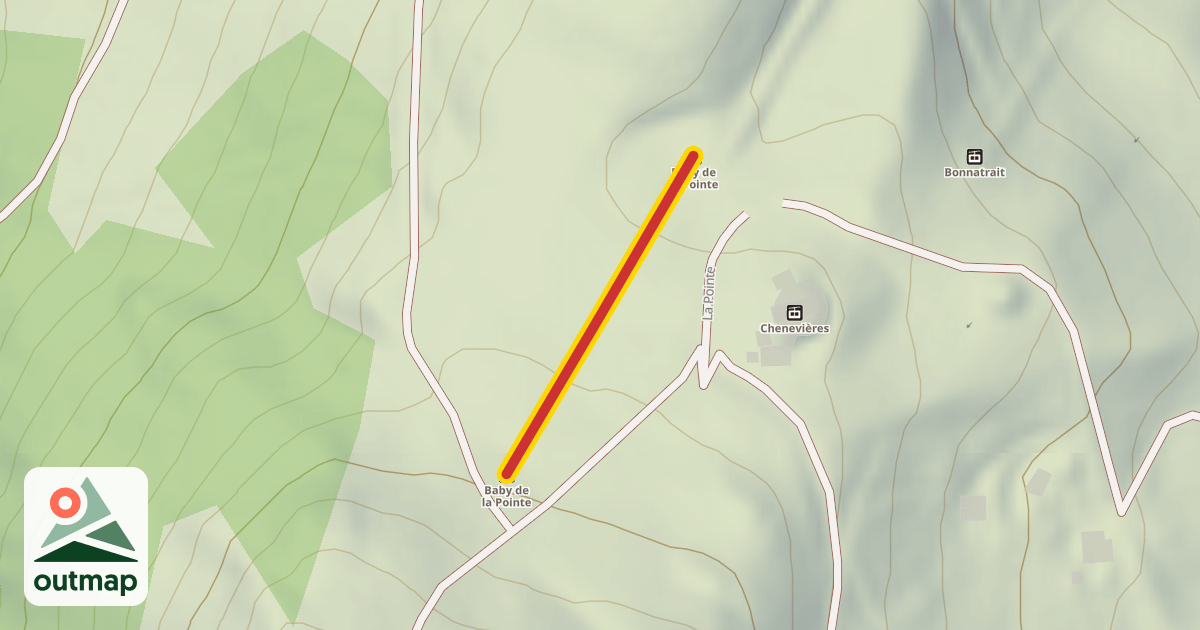 Map of Baby de la Pointe