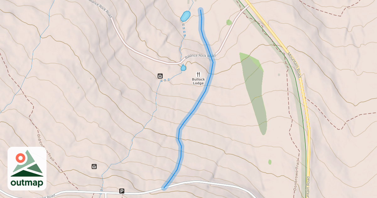 Map of Lower 10th Mountain