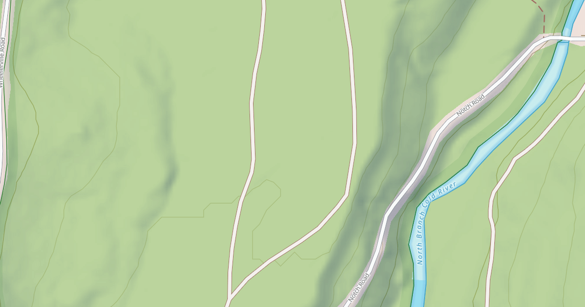 Map preview of Corridor 407 F/Tamarack Notch Trail