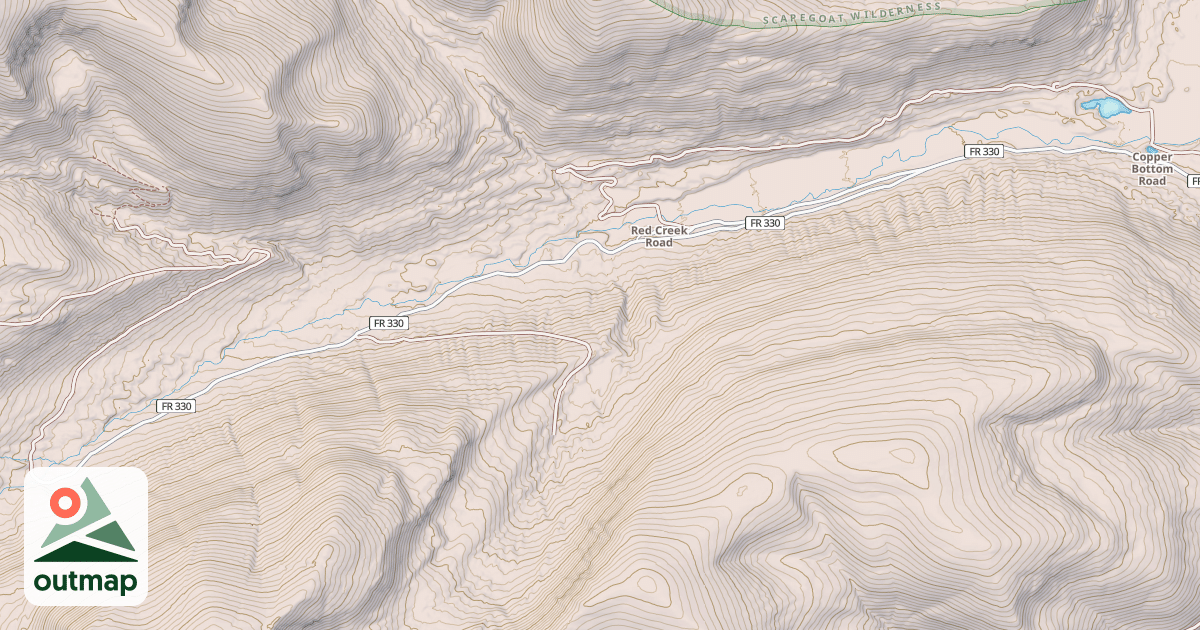 Map of COPPER CREEK
