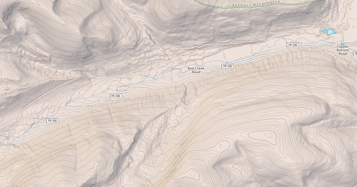 Map preview of COPPER CREEK