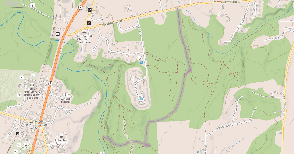 Map preview of LaPlatte Nature Park Trail