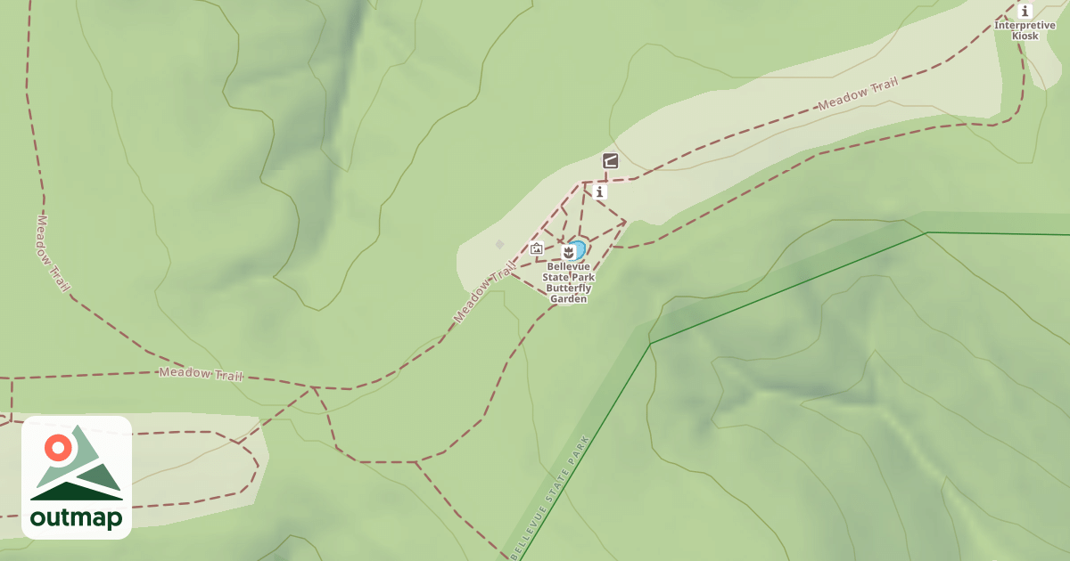 Map of Butterfly Garden