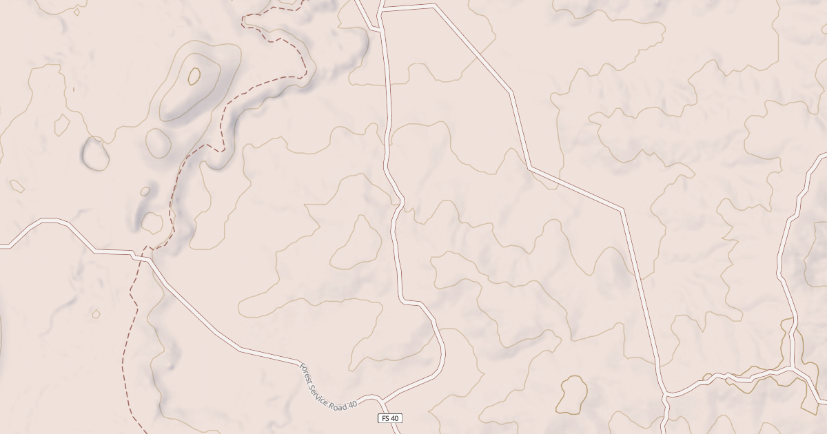 Map preview of USFS Motor Vehicle Use Map Roads {09861D1A-2B70-45FA-9201-46CB900F4474}