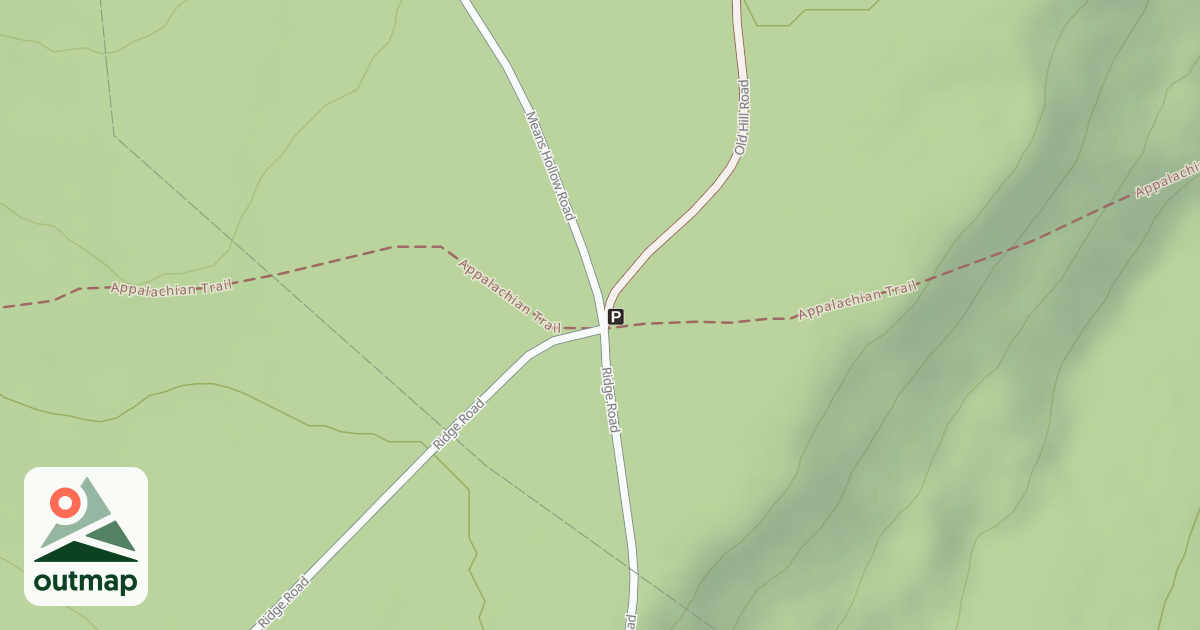 Map of Michaux State Forest – Snowmobile Trail System (Northern)