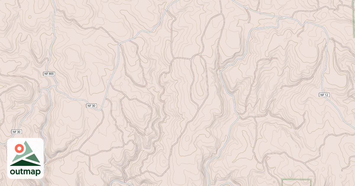 Map of USFS National Forest System Roads {3FE44F36-CE1E-4EE6-B903-91ACF1184CFB}