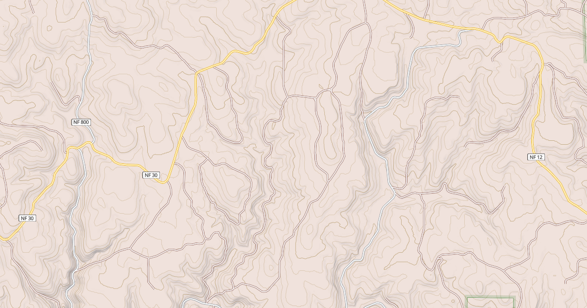 Map preview of USFS National Forest System Roads {3FE44F36-CE1E-4EE6-B903-91ACF1184CFB}