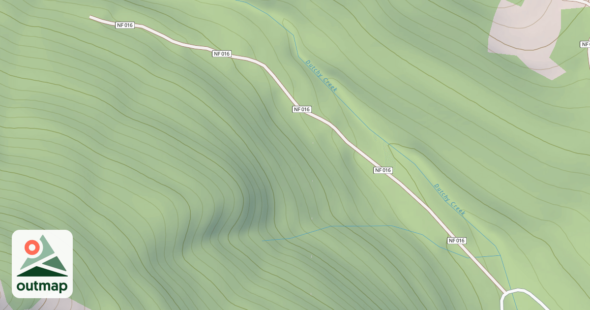 Map of DUTCHY CREEK