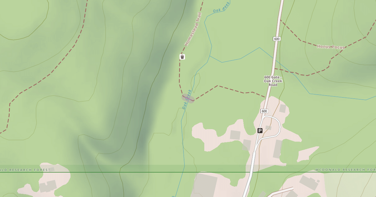 Map preview of Homestead Trail