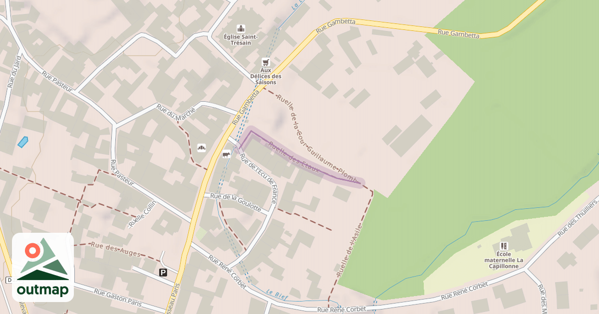 Map of Ruelle des Etaux