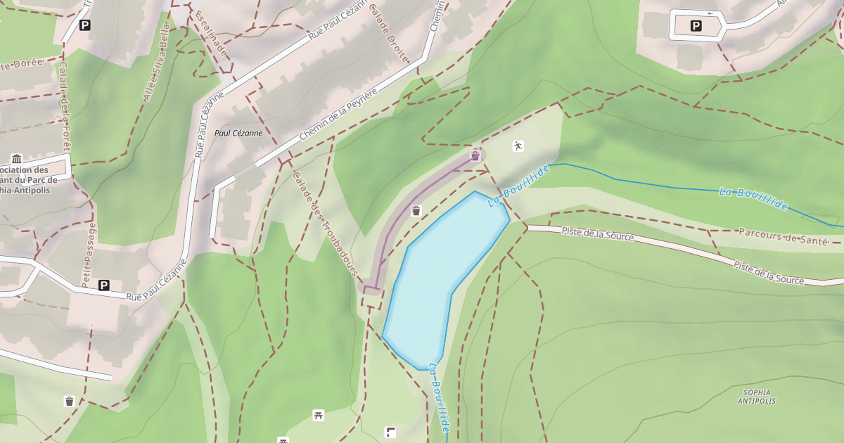 Map preview of Piste de la Source