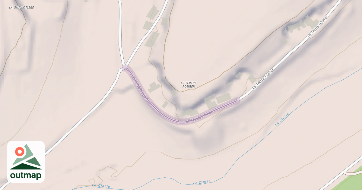Map of Le Tertre Poirier