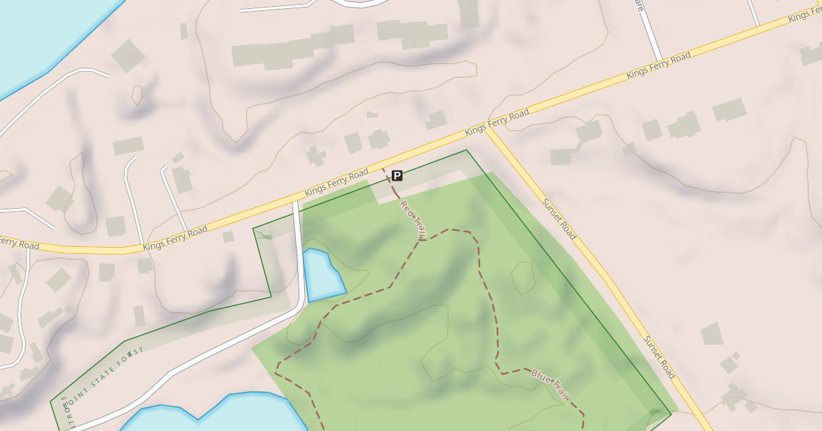 Map preview of Through Trail