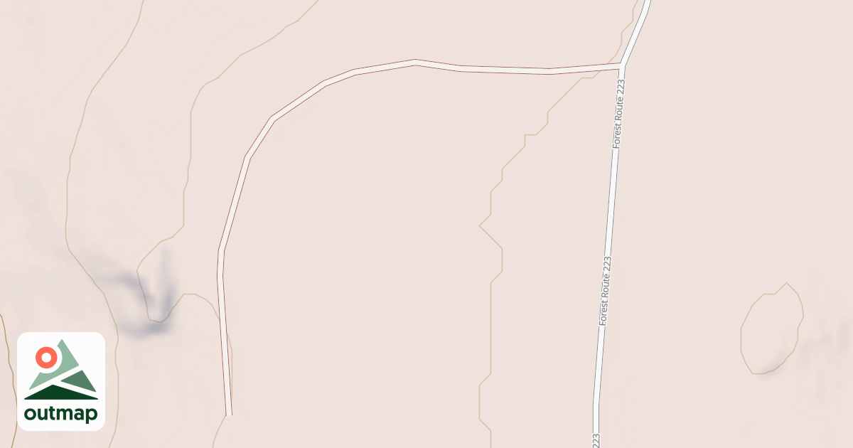 Map of GLOOM CREEK SPUR 4