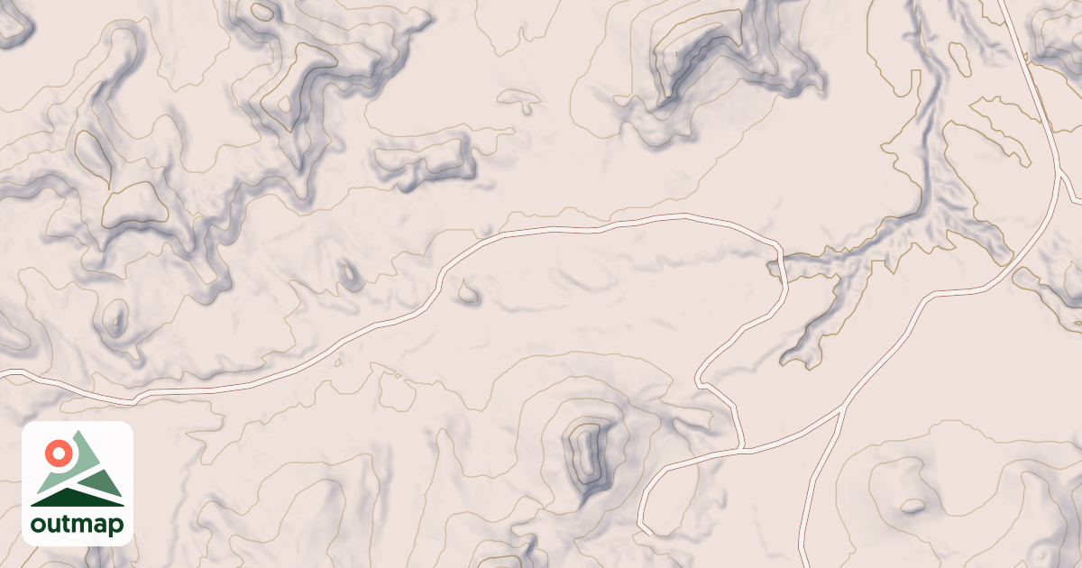 Map of (FDR) BEICEGEL CREEK CUTOFF