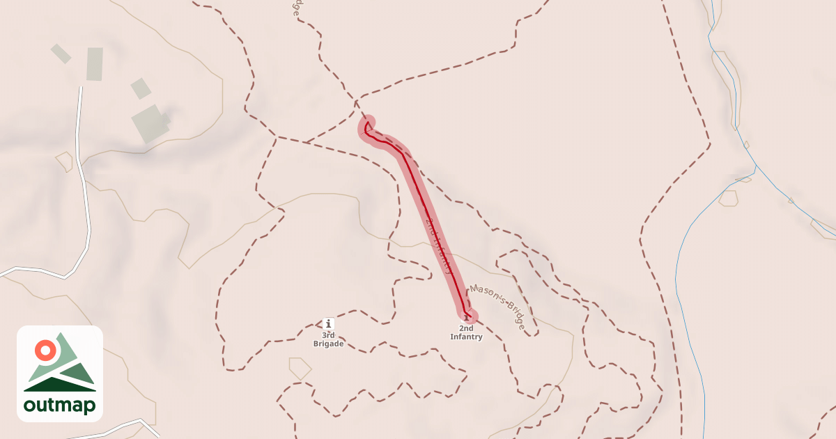 Map of 2nd Infantry