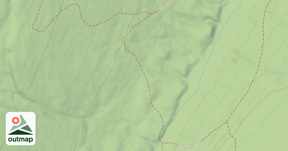 Map of Bray Loop Trail