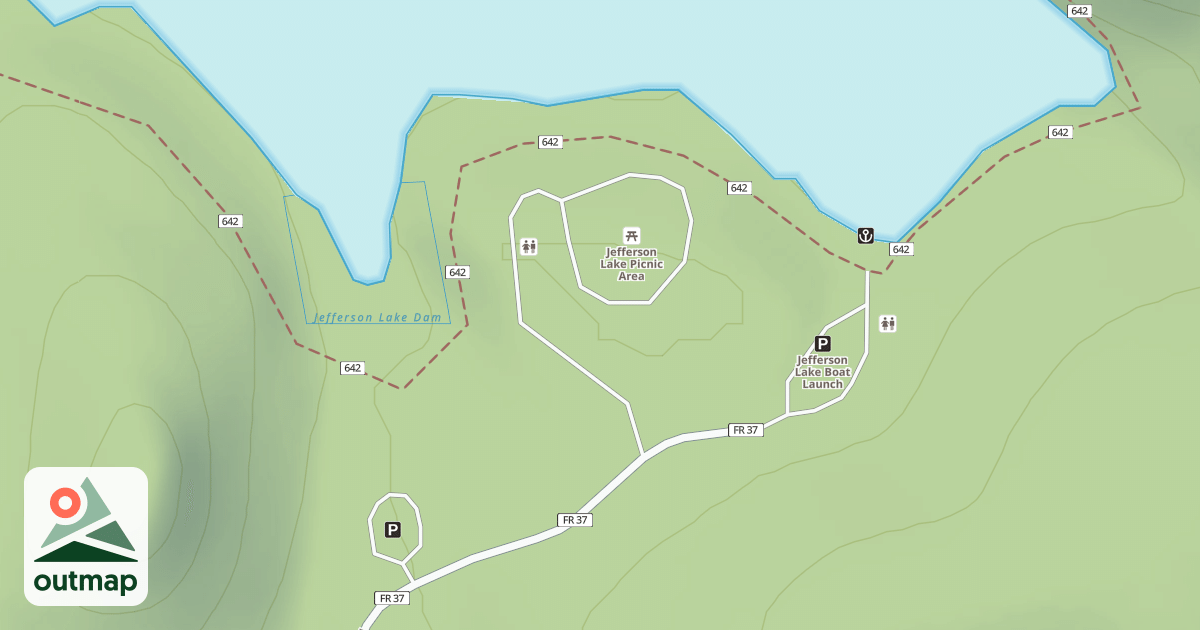 Map of JEFFERSON LAKE PG