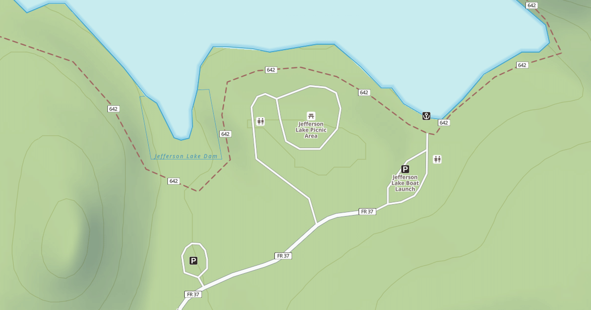 Map preview of JEFFERSON LAKE PG