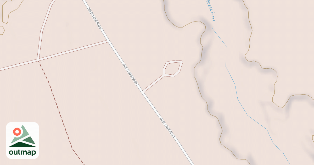 Map of BASS LAKE SPUR A