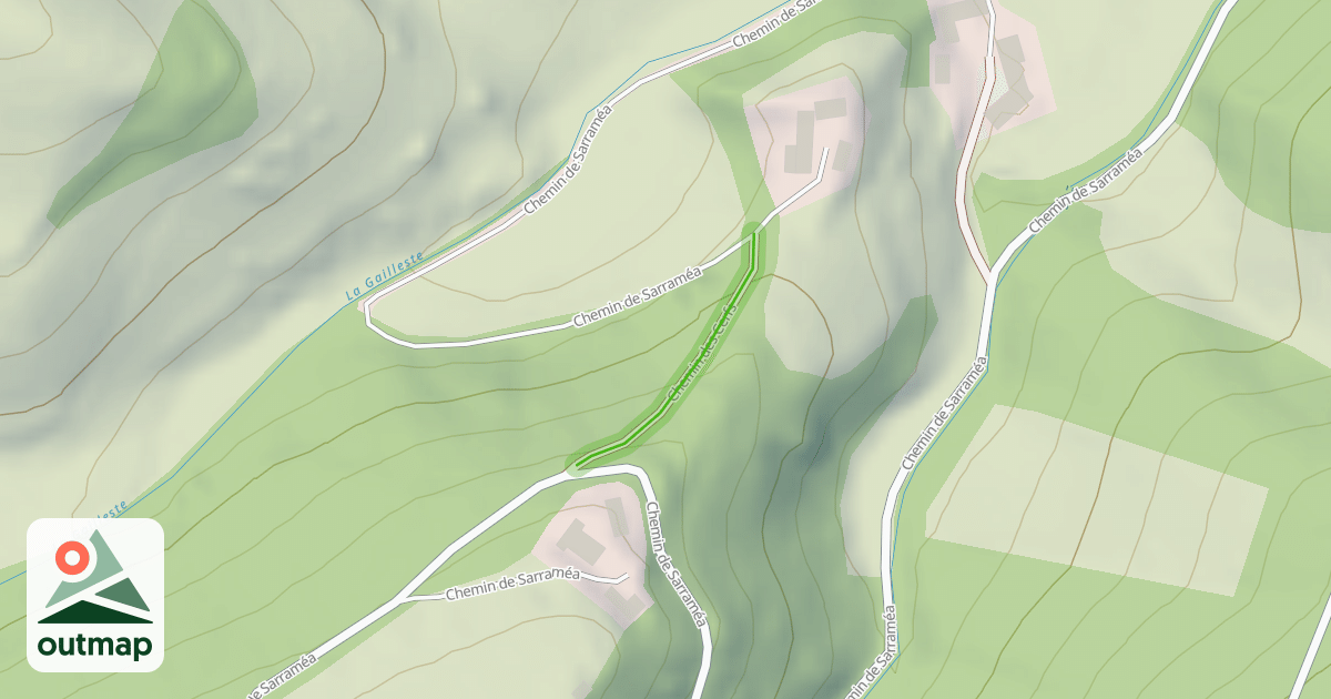 Map of Chemin des Cerfs