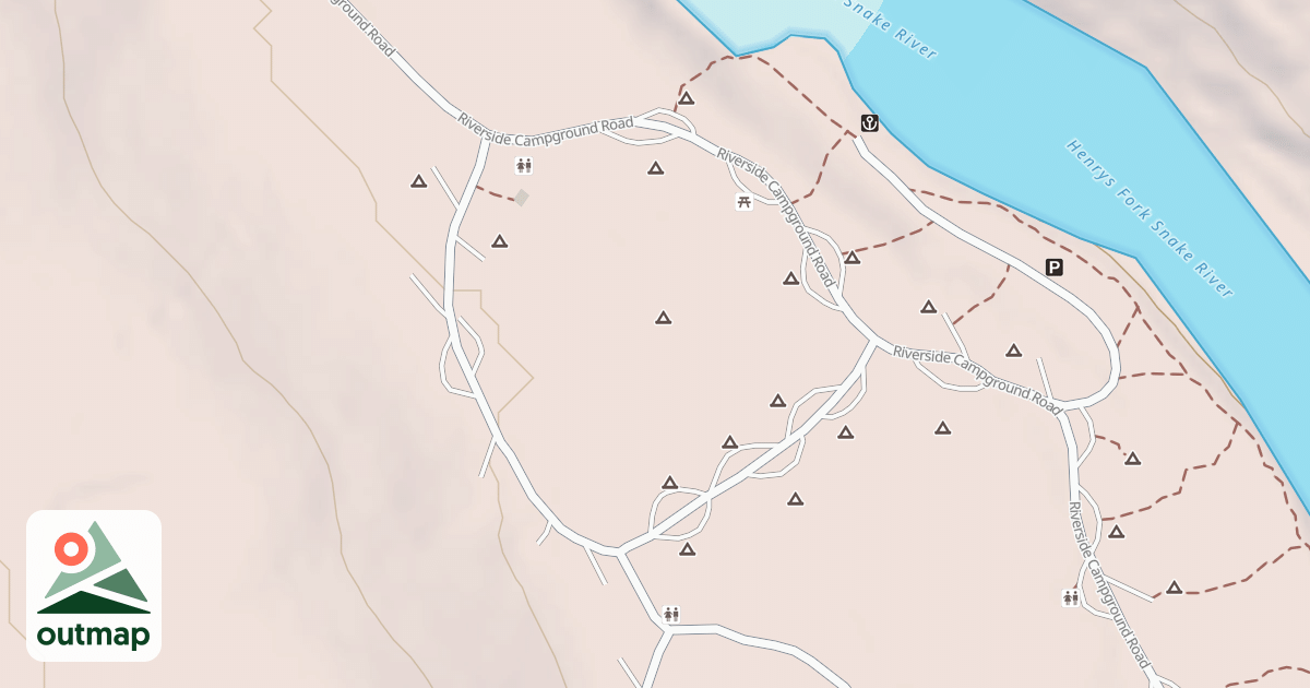 Map of RIVERSIDE CG LOOP B