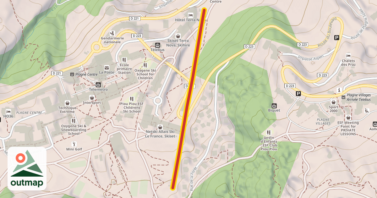 Map of Boulevard