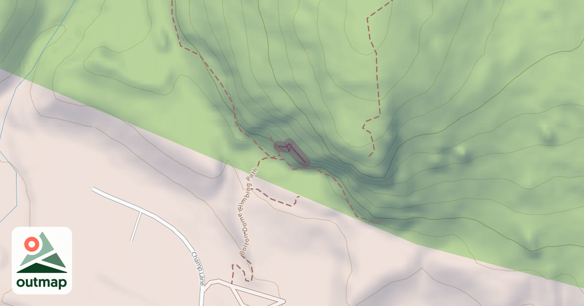 Map of Railroad Ledge