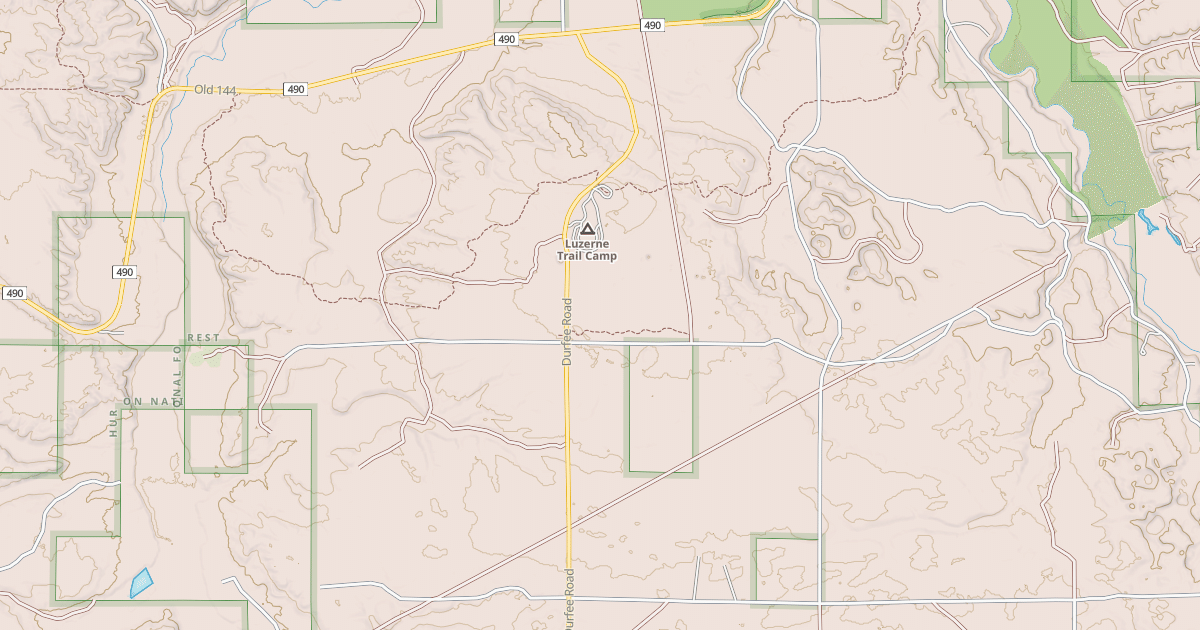 Map preview of DURFEE