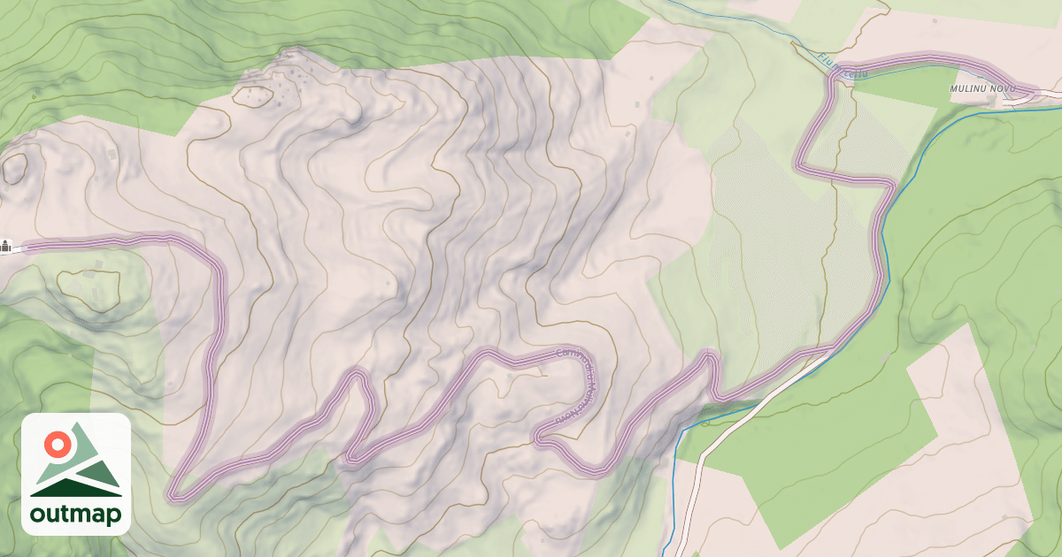 Map of Caminu di u Mulinu Novu